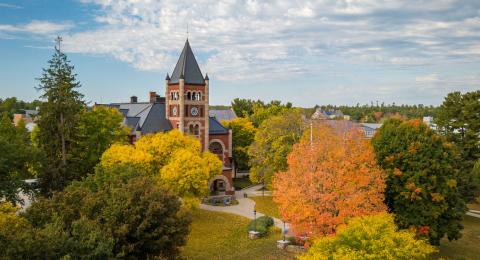 unh durham campus in the fall
